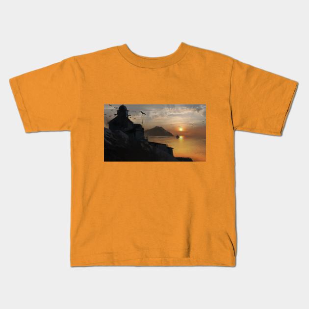 Sunset Kids T-Shirt by Anneke1